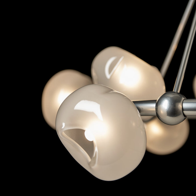 Hubbardton Forge 131069-SKT-MULT-85-FD0710 Nine Light Pendant, Sterling