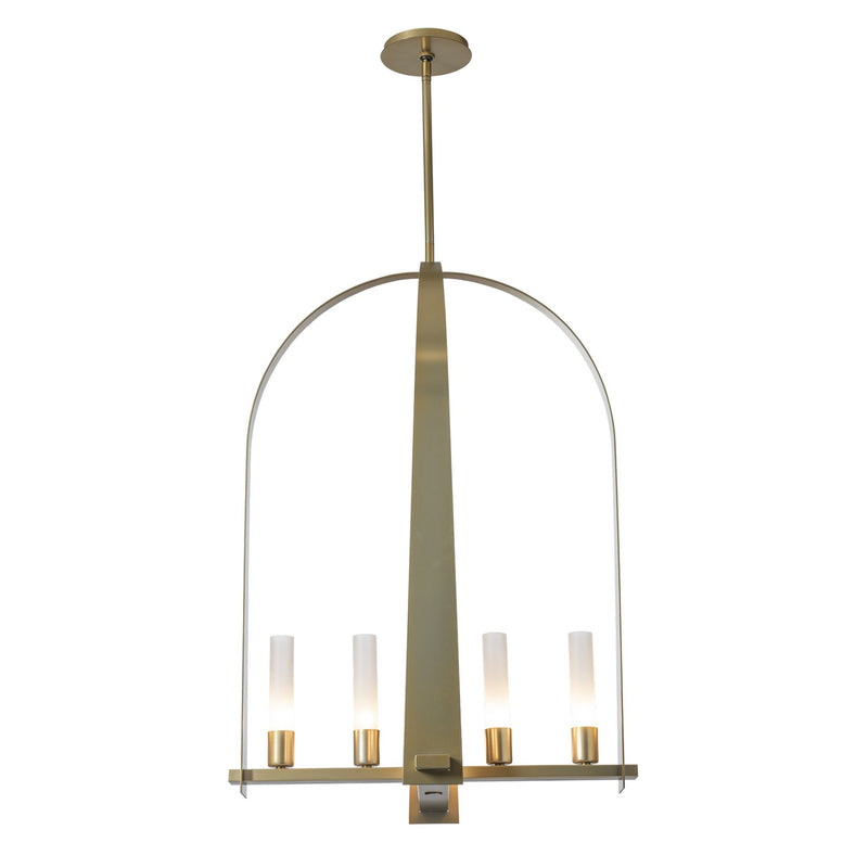 Hubbardton Forge 131071-SKT-MULT-86-FD0611 Eight Light Pendant, Modern Brass