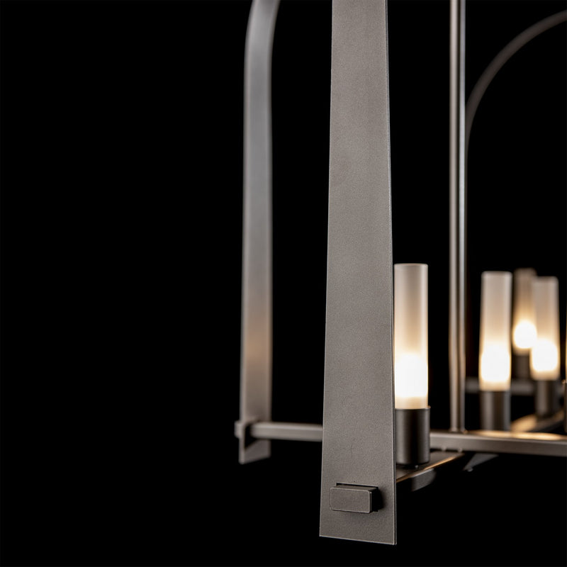 Hubbardton Forge 131075-SKT-MULT-07-FD0462 Nine Light Pendant, Dark Smoke