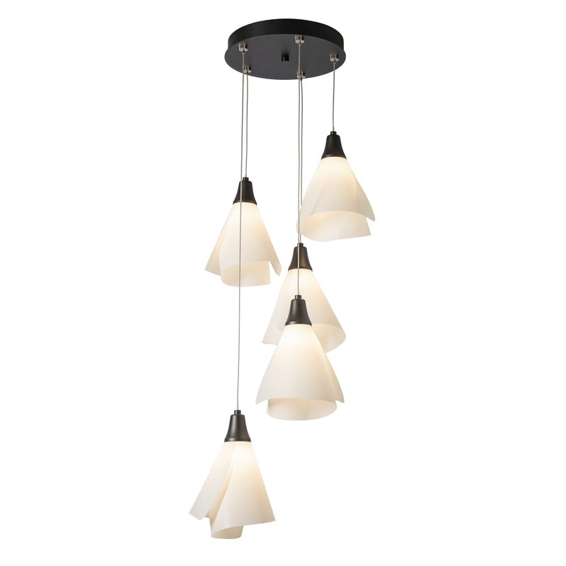Hubbardton Forge 131122-SKT-LONG-14-SH1987 LED Pendant, Oil Rubbed Bronze