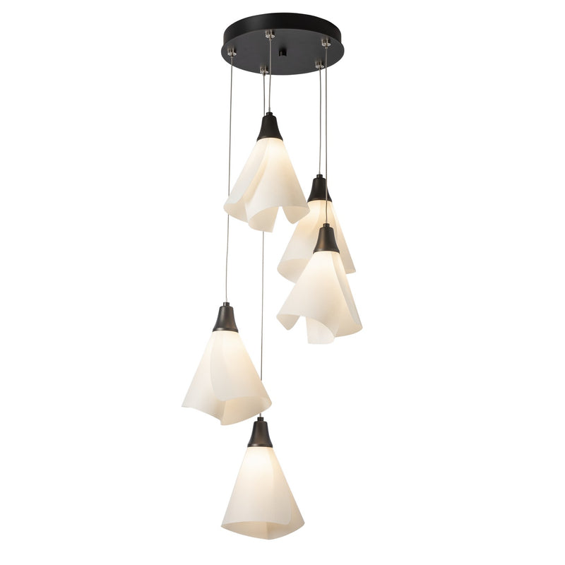Hubbardton Forge 131122-SKT-LONG-14-SH1987 LED Pendant, Oil Rubbed Bronze