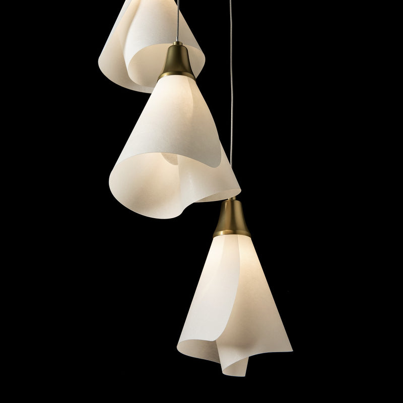 Hubbardton Forge 131122-SKT-STND-86-SH1987 LED Pendant, Modern Brass