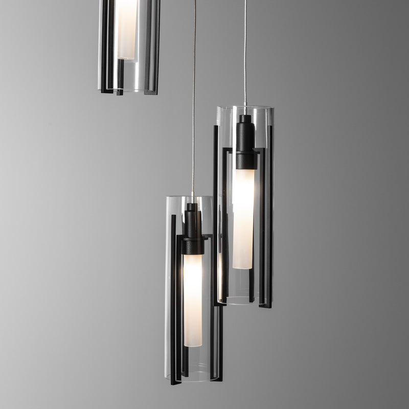 Hubbardton Forge 131124-SKT-STND-10-ZM0065 LED Pendant, Black