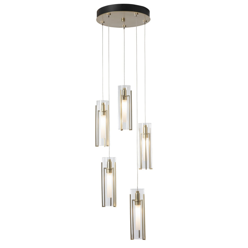 Hubbardton Forge 131124-SKT-STND-86-ZM0065 LED Pendant, Modern Brass