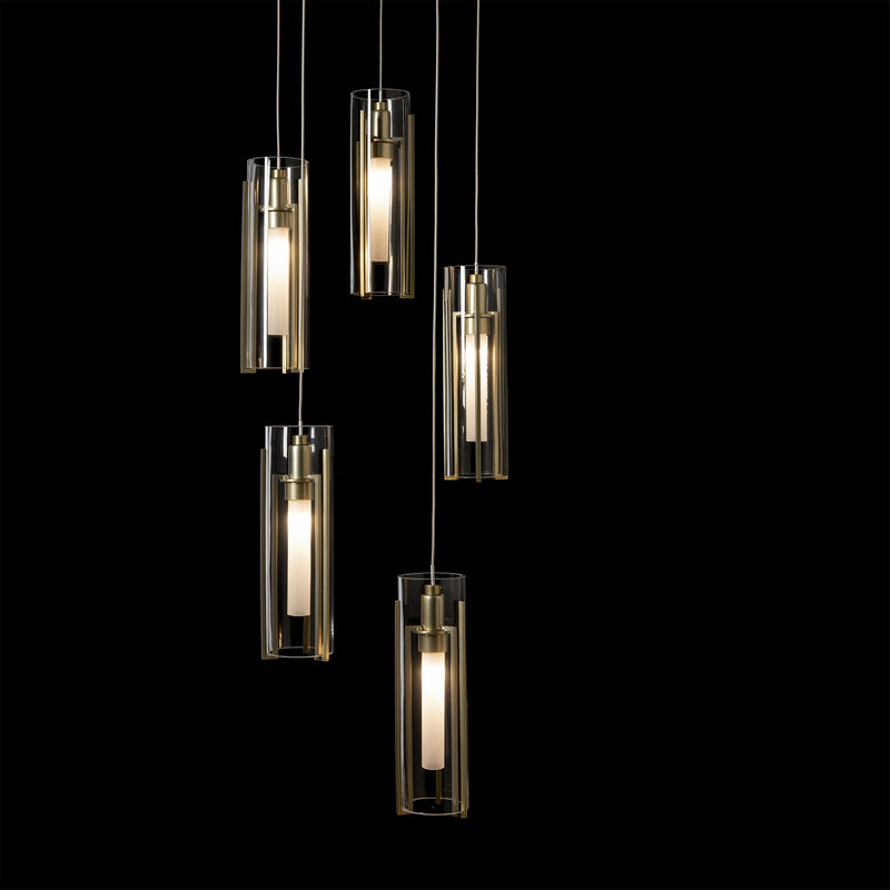Hubbardton Forge 131124-SKT-STND-86-ZM0065 LED Pendant, Modern Brass