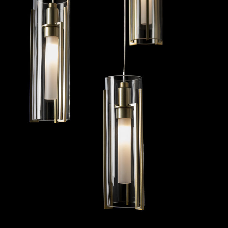 Hubbardton Forge 131124-SKT-STND-86-ZM0065 LED Pendant, Modern Brass