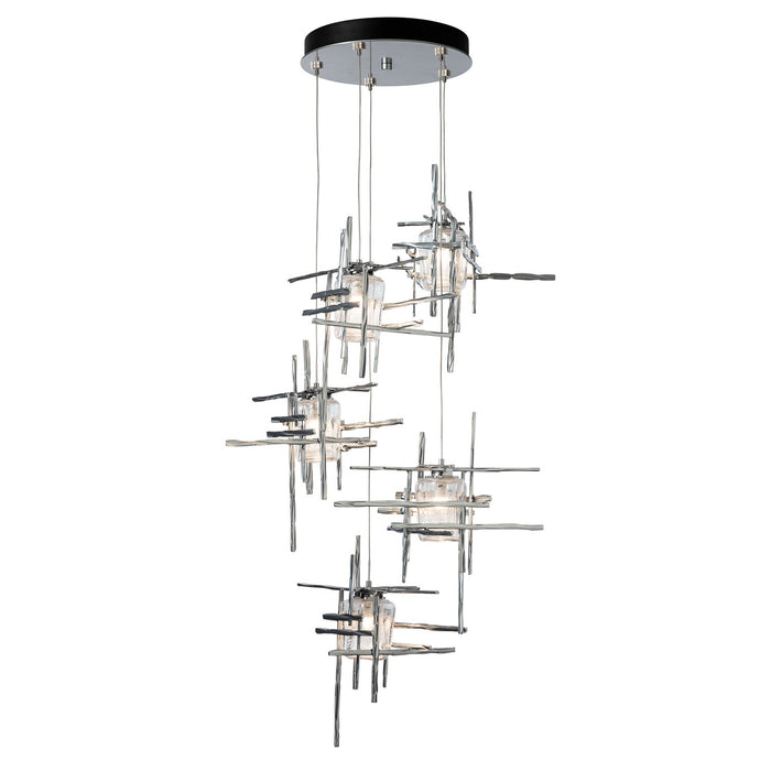Hubbardton Forge 131126-SKT-LONG-85-II0728 LED Pendant, Sterling