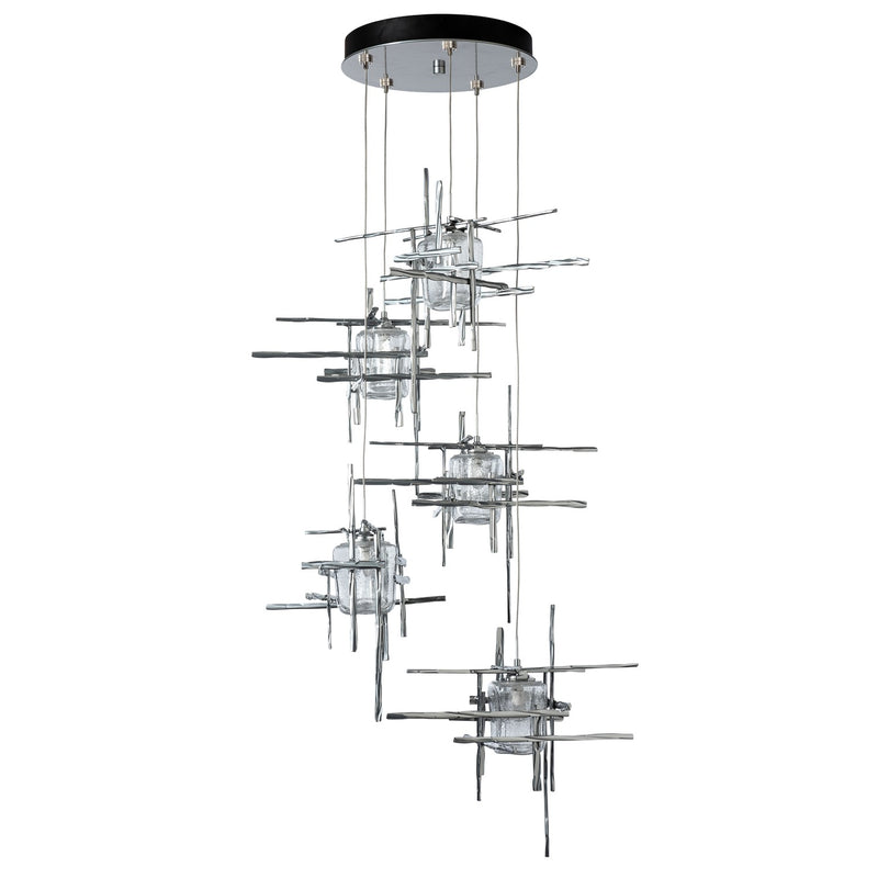 Hubbardton Forge 131126-SKT-LONG-85-II0728 LED Pendant, Sterling