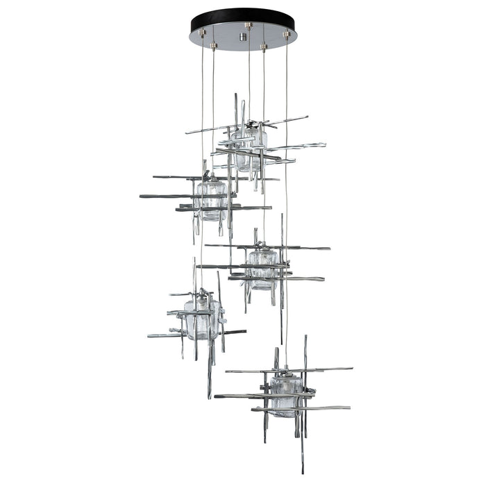 Hubbardton Forge 131126-SKT-LONG-85-II0728 LED Pendant, Sterling