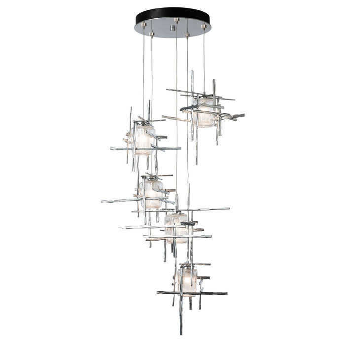 Hubbardton Forge 131126-SKT-LONG-85-II0728 LED Pendant, Sterling