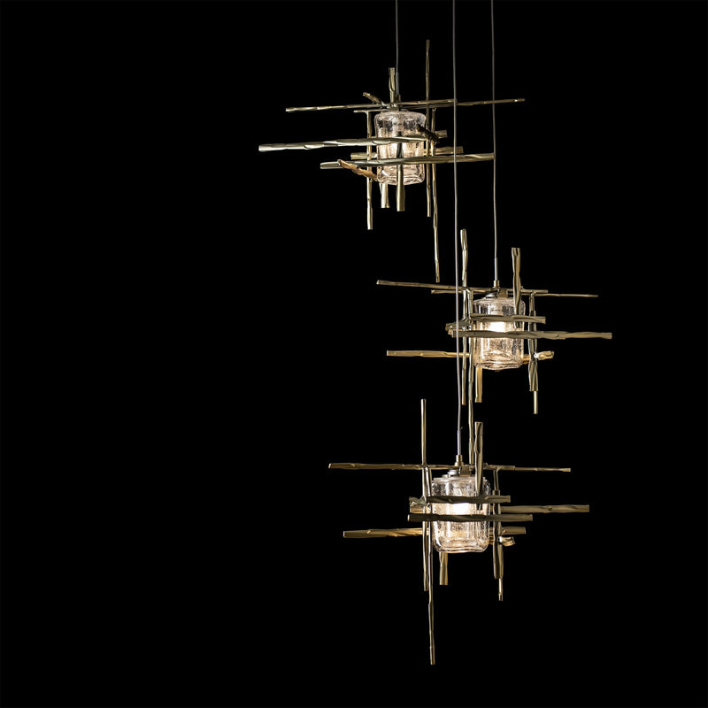 Hubbardton Forge 131126-SKT-LONG-86-II0728 LED Pendant, Modern Brass