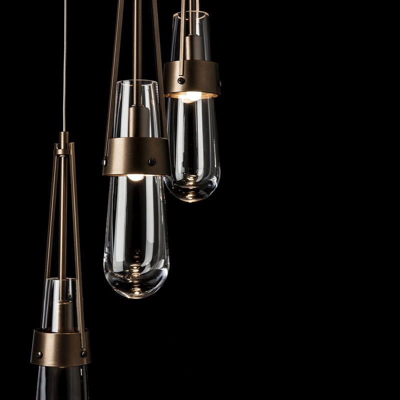 Hubbardton Forge 131127-SKT-LONG-05-ZM0434 LED Pendant, Bronze