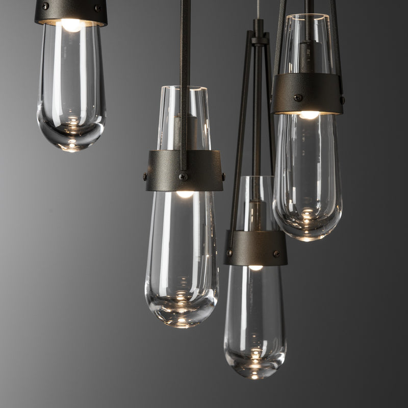 Hubbardton Forge 131127-SKT-STND-14-ZM0434 LED Pendant, Oil Rubbed Bronze