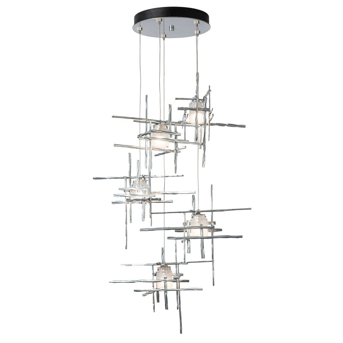 Hubbardton Forge 131128-SKT-STND-85-YC0305 LED Pendant, Sterling