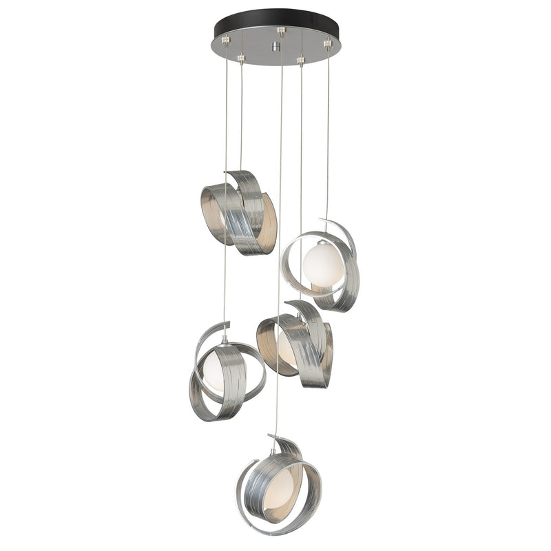 Hubbardton Forge 131129-SKT-STND-85-GG0711 LED Pendant, Sterling