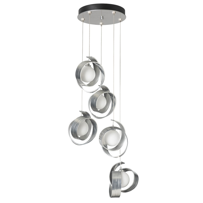 Hubbardton Forge 131129-SKT-STND-85-GG0711 LED Pendant, Sterling