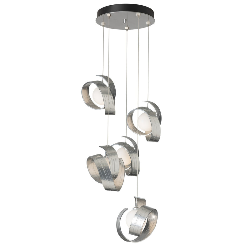 Hubbardton Forge 131129-SKT-STND-85-GG0711 LED Pendant, Sterling