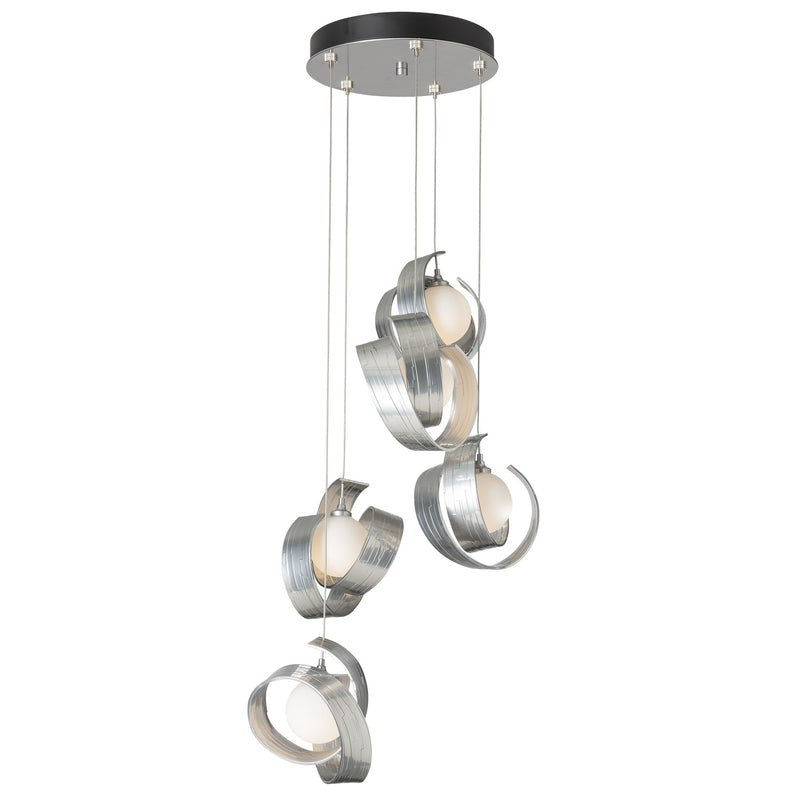 Hubbardton Forge 131129-SKT-STND-85-GG0711 LED Pendant, Sterling