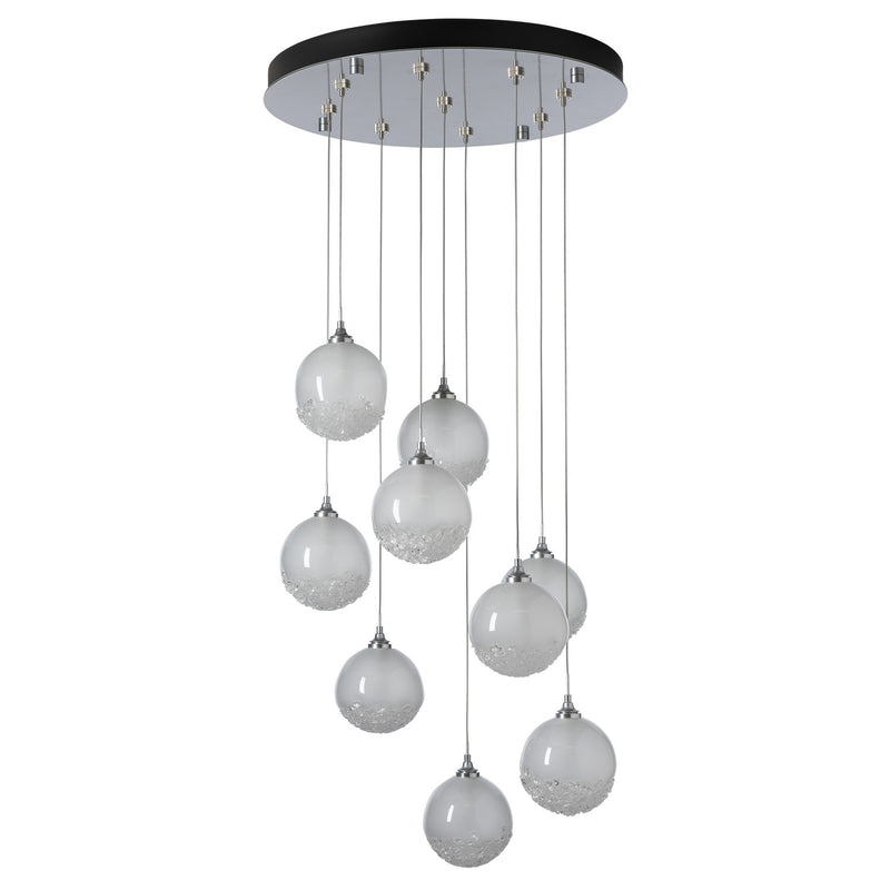 Hubbardton Forge 131133-SKT-STND-85-FD0750 LED Pendant, Sterling