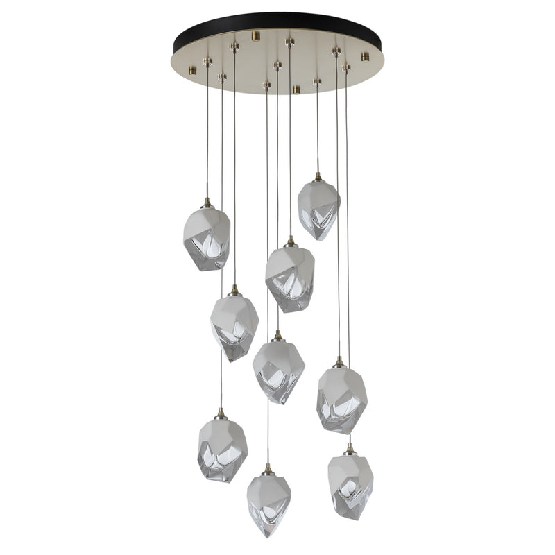 Hubbardton Forge 131140-SKT-LONG-86-WP0754 LED Pendant, Modern Brass