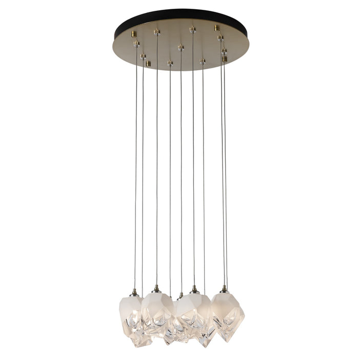Hubbardton Forge 131140-SKT-LONG-86-WP0754 LED Pendant, Modern Brass