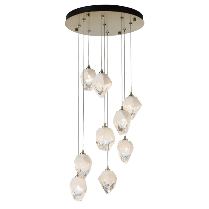 Hubbardton Forge 131140-SKT-LONG-86-WP0754 LED Pendant, Modern Brass