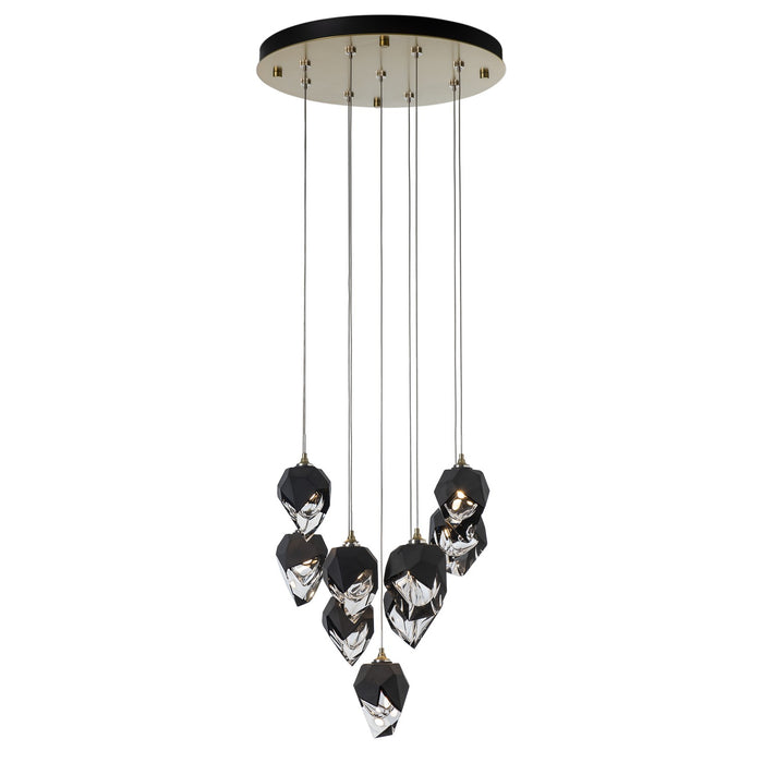 Hubbardton Forge 131140-SKT-LONG-86-BP0754 LED Pendant, Modern Brass