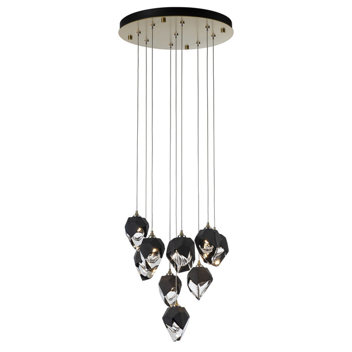 Hubbardton Forge 131140-SKT-LONG-86-BP0754 LED Pendant, Modern Brass