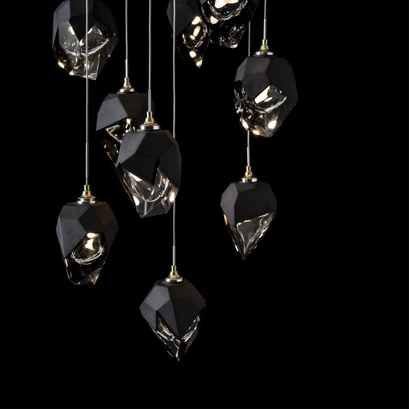 Hubbardton Forge 131140-SKT-LONG-86-BP0754 LED Pendant, Modern Brass