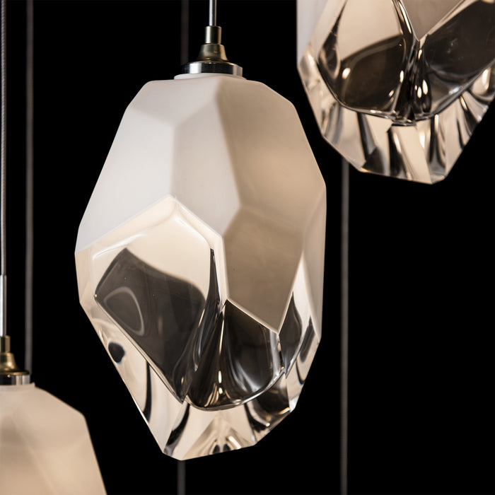Hubbardton Forge 131141-SKT-LONG-86-WP0755 LED Pendant, Modern Brass