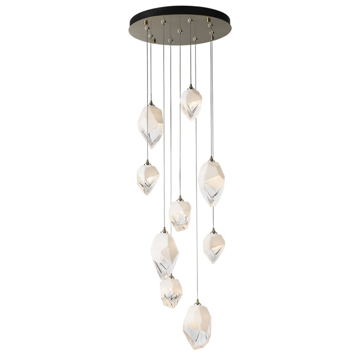 Hubbardton Forge 131142-SKT-LONG-86-WP0756 LED Pendant, Modern Brass