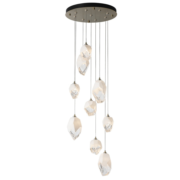 Hubbardton Forge 131142-SKT-LONG-86-WP0756 LED Pendant, Modern Brass