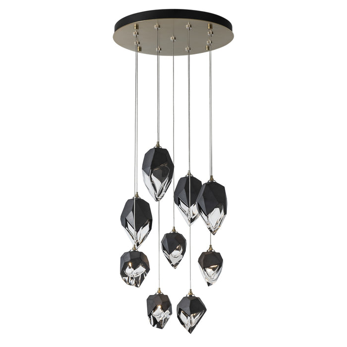 Hubbardton Forge 131142-SKT-LONG-86-BP0756 LED Pendant, Modern Brass