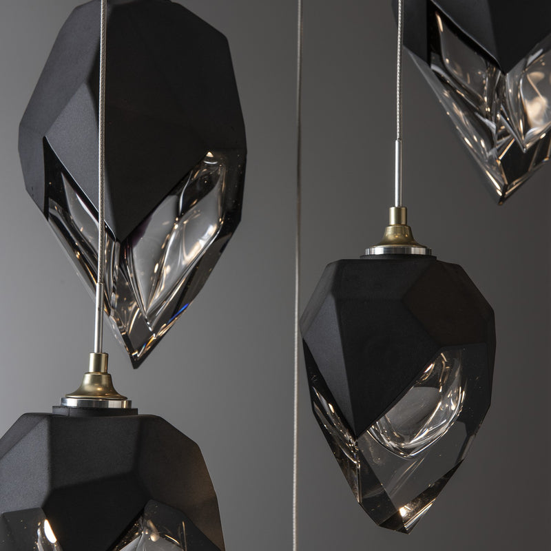 Hubbardton Forge 131142-SKT-LONG-86-BP0756 LED Pendant, Modern Brass