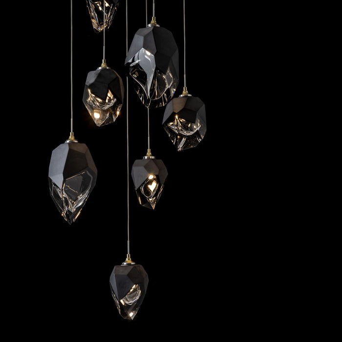 Hubbardton Forge 131142-SKT-LONG-86-BP0756 LED Pendant, Modern Brass