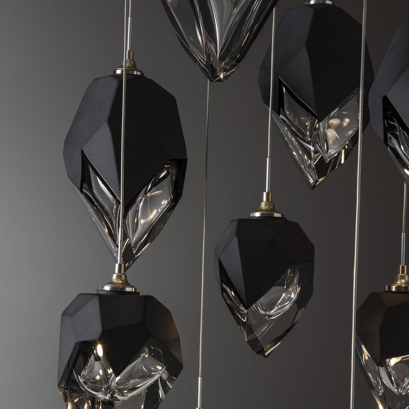 Hubbardton Forge 131142-SKT-LONG-86-BP0756 LED Pendant, Modern Brass