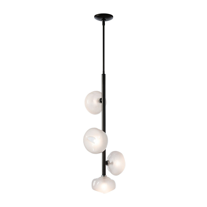 Hubbardton Forge 131610-SKT-MULT-14-FD0710 Four Light Pendant, Oil Rubbed Bronze
