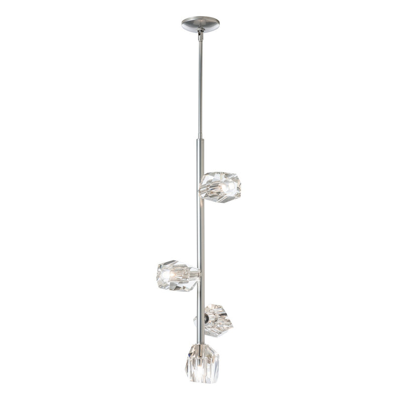 Hubbardton Forge 131612-SKT-MULT-85-CR Four Light Pendant, Sterling