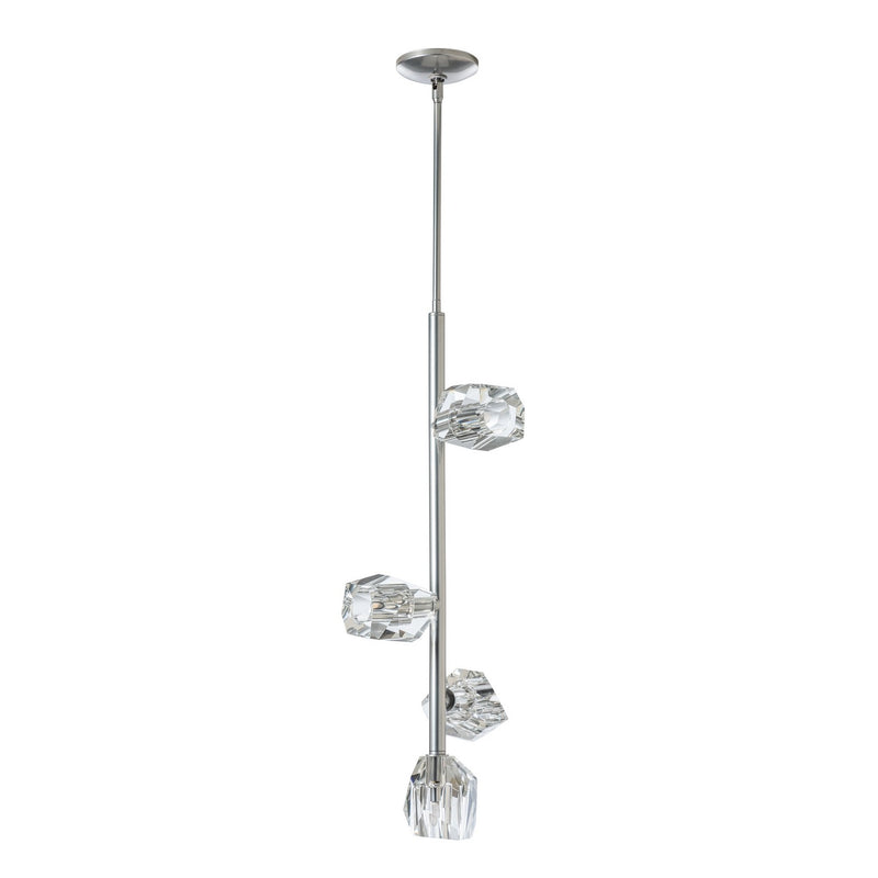 Hubbardton Forge 131612-SKT-MULT-85-CR Four Light Pendant, Sterling