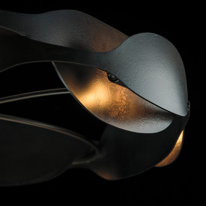 Hubbardton Forge 132160-SKT-MULT-07 Six Light Pendant, Dark Smoke