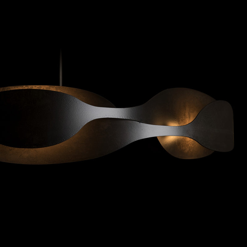 Hubbardton Forge 132160-SKT-MULT-07 Six Light Pendant, Dark Smoke