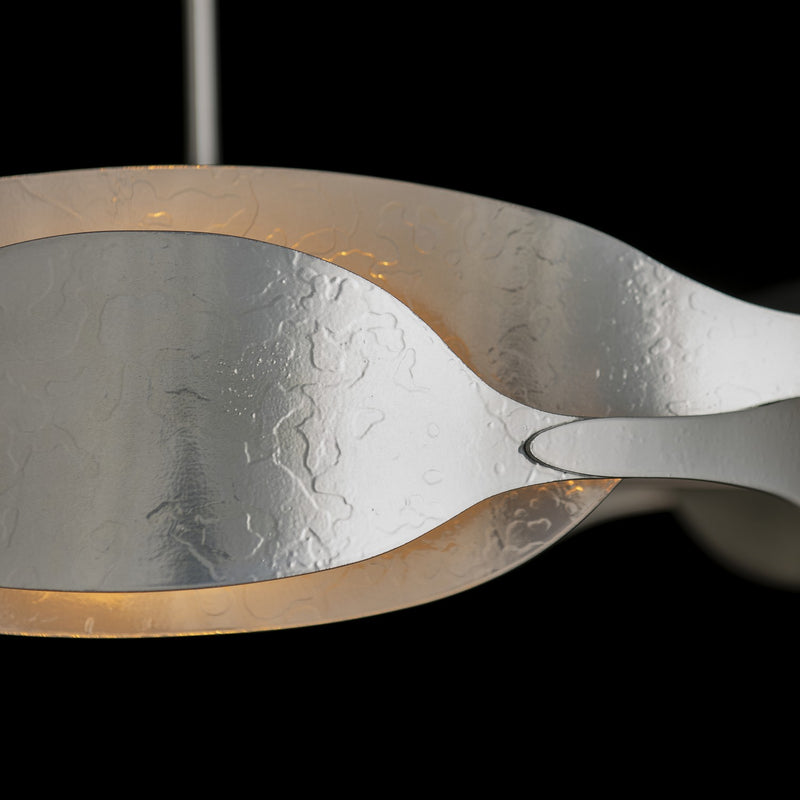 Hubbardton Forge 132160-SKT-MULT-85 Six Light Pendant, Sterling