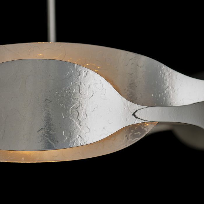 Hubbardton Forge 132160-SKT-MULT-85 Six Light Pendant, Sterling