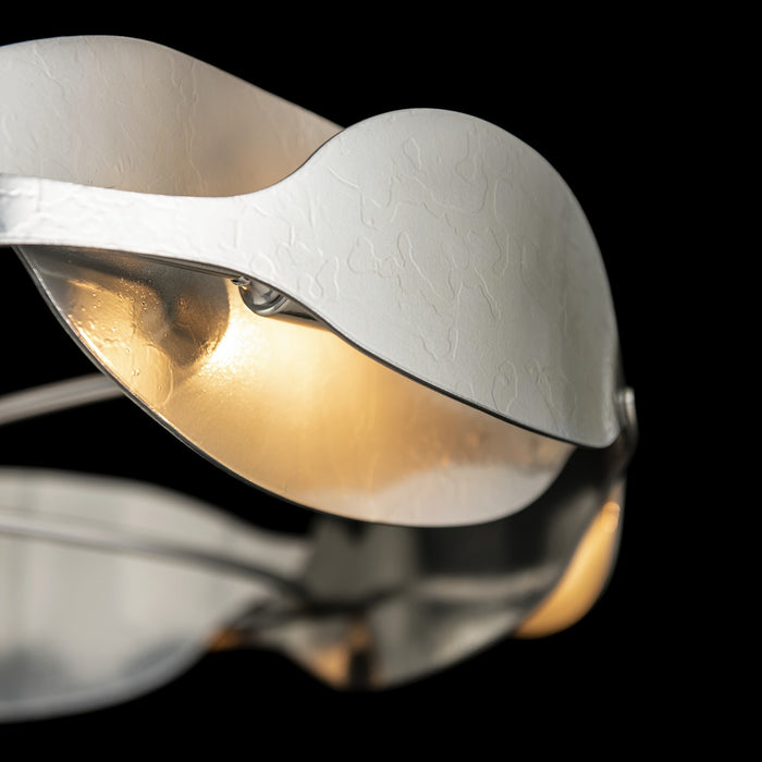 Hubbardton Forge 132160-SKT-MULT-85 Six Light Pendant, Sterling