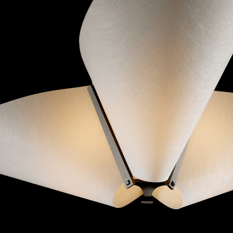 Hubbardton Forge 133303-SKT-MULT-07-SH1994 Three Light Pendant, Dark Smoke