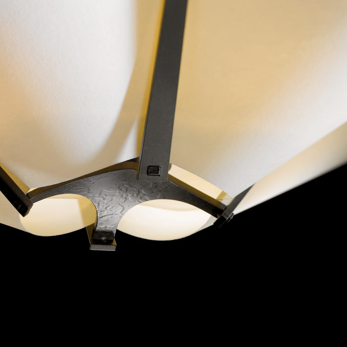 Hubbardton Forge 133305-SKT-MULT-07-SH1995 Four Light Pendant, Dark Smoke