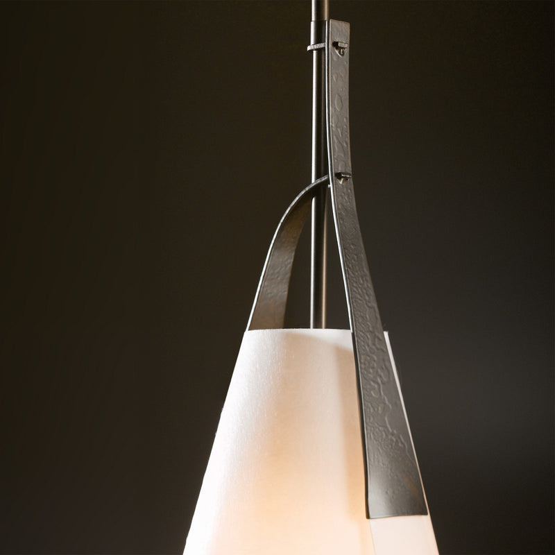 Hubbardton Forge 134505-SKT-MULT-07-SH1991 One Light Pendant, Dark Smoke