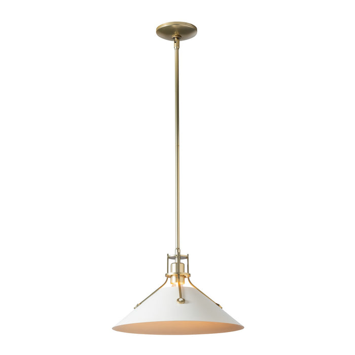 Hubbardton Forge 134550-SKT-MULT-86-02 One Light Pendant, Modern Brass
