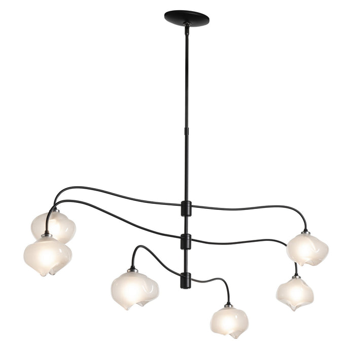 Hubbardton Forge 136357-SKT-MULT-10-FD0710 Six Light Pendant, Black