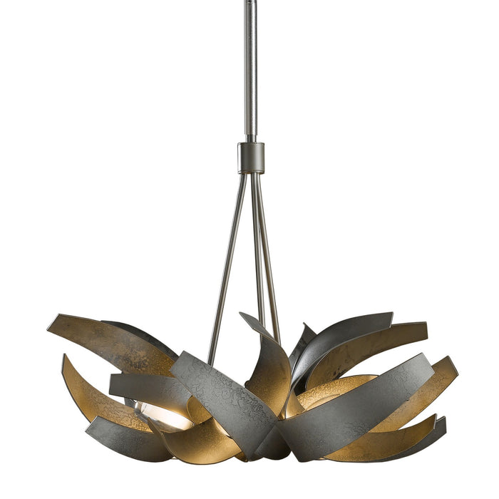 Hubbardton Forge 136501-SKT-MULT-07-YE0352 Six Light Pendant, Dark Smoke